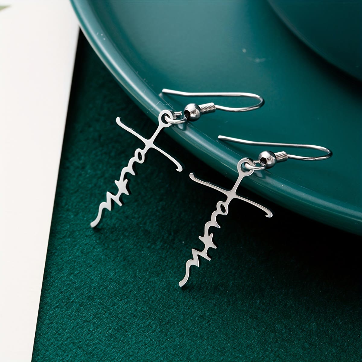 Cross & Grace Faith Earring: Delicate Belief for Daily Wear
