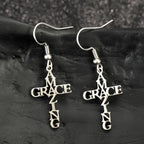 Cross & Grace Faith Earring: Delicate Belief for Daily Wear