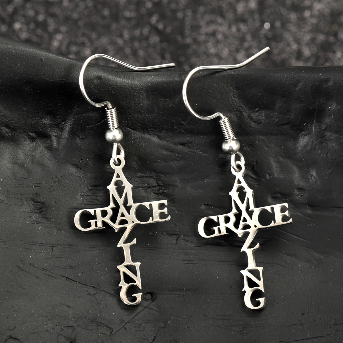 Cross & Grace Faith Earring: Delicate Belief for Daily Wear