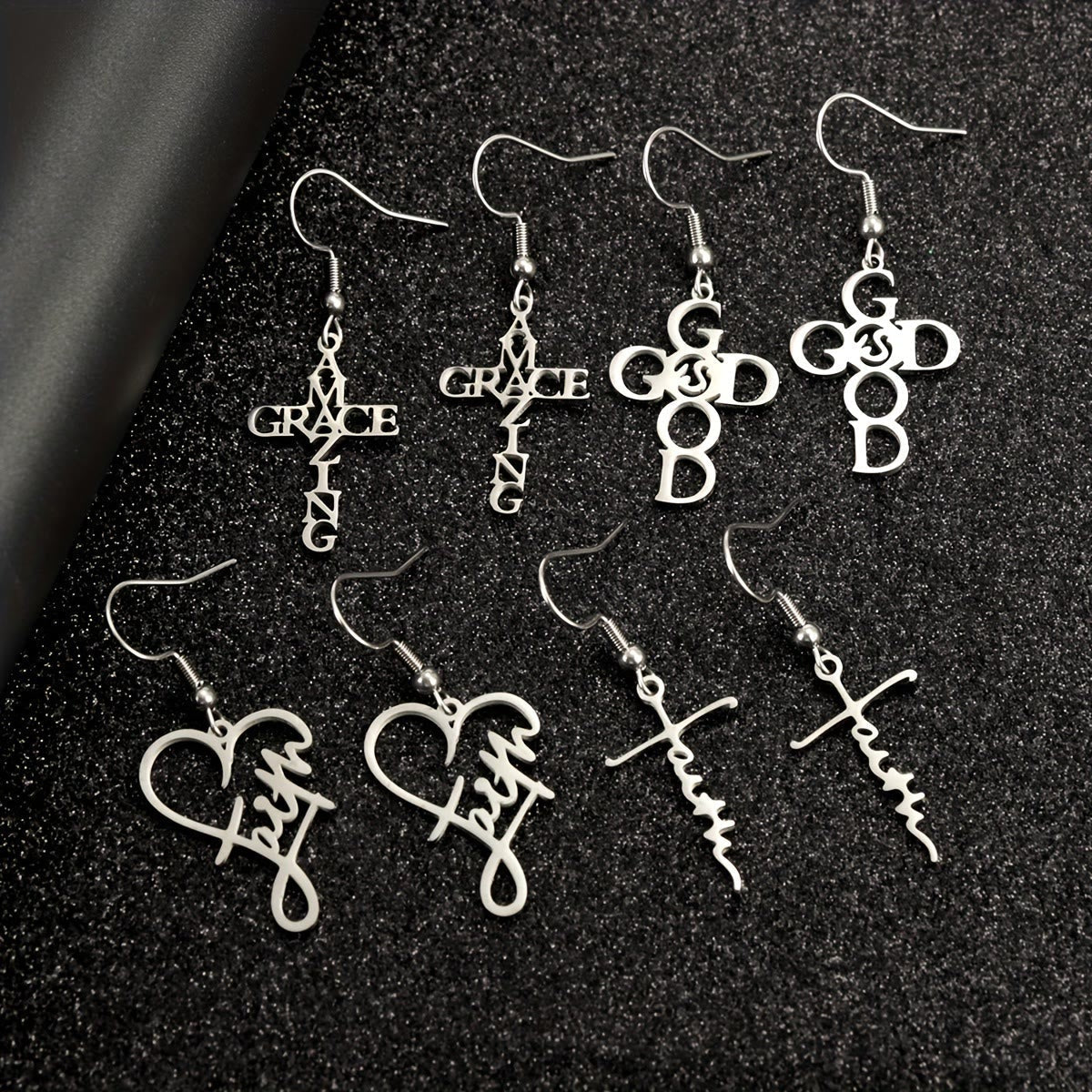 Cross & Grace Faith Earring: Delicate Belief for Daily Wear