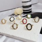 Multi-Tone Zircon Our Lady Ring: Soothing Grace for Busy Days