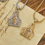 Ornate Cross Pendant Necklace: Steadfast Faith for Daily Wear