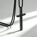 Black cross necklace I Can Do All Things
