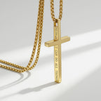 Gold cross necklace I Can Do All Things