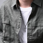 Cross Necklace with I Can Do All Things Inscription: Stylish Reminder of His Tender Strength
