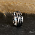 Bold JESUS Lettering Metal Ring: Carry His Grace in Daily Wear