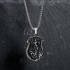 Dark Antiqued St. Michael Necklace: Carry His Strength in Daily Wear
