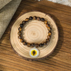 NFC-Enabled Natural Stone Bible Verse Bracelet: Tap to Receive Daily Jesus’ Word