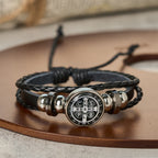 Multicolor Adjustable St. Benedict Bracelet: A Symbol Against Negativity and Fear