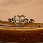 Heart Cross Faith - Bonded Ring: With God, All Things Are Possible