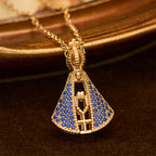 Classic Style Nossa Senhora Aparecida Divine Protection Pendant Necklace