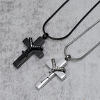 Detachable Inner Cross Necklace: Ground Your Faith in Love That Transcends