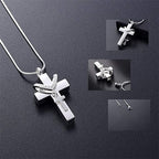 Detachable Inner Cross Necklace: Ground Your Faith in Love That Transcends