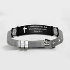 Multi - Styled Motivational Cross Bracelet with Bible Verses