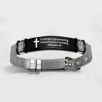 Multi - Styled Motivational Cross Bracelet with Bible Verses