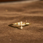 Zircon-Encrusted Cross Ring: Timeless Devotion in Golden, Silver, and Rosegold