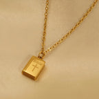 Bible Pendant Necklace with Cross Motif: Elevate Your Style with Spiritual Meaning