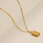 Bible Pendant Necklace with Cross Motif: Elevate Your Style with Spiritual Meaning