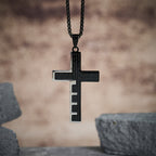 Modern Tri-Color Lord's Prayer Cross Necklace: A Timeless Symbol of Holy