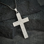 Modern Tri-Color Lord's Prayer Cross Necklace: A Timeless Symbol of Holy
