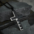 Modern Tri-Color Lord's Prayer Cross Necklace: A Timeless Symbol of Holy