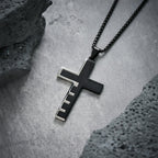 Modern Tri-Color Lord's Prayer Cross Necklace: A Timeless Symbol of Holy