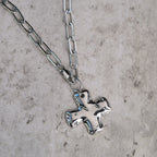 Minimalist Cross Paperclip Link Chain Necklace: A Symbol of Modern Faith & Style