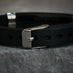 Luminous Silicon Cross Bracelet with Matthew 19:26: Timeless Message of Hope and Faith