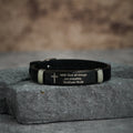 Luminous Silicon Cross Bracelet with Matthew 19:26: Timeless Message of Hope and Faith
