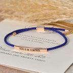 God Is in Control Faith Bracelet: A Symbol of Trust & Wedding Blessing