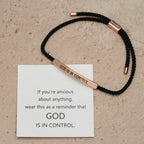 God Is in Control Faith Bracelet: A Symbol of Trust & Wedding Blessing