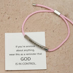 God Is in Control Faith Bracelet: A Symbol of Trust & Wedding Blessing