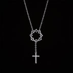 Thorn Crown Cross Necklace: A Symbol of Christ’s Passion & Redemption