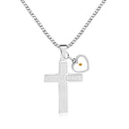 Jesus Engraved Mustard Seed Cross Necklace: A Symbol of Christ’s Love & Faith’s Power