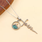 Faith Script Cross Mustard Seed Necklace: A Symbol of Mountain-Moving Belief