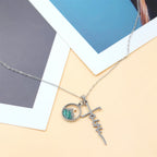 Faith Script Cross Mustard Seed Necklace: A Symbol of Mountain-Moving Belief