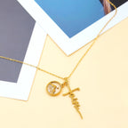 Faith Script Cross Mustard Seed Necklace: A Symbol of Mountain-Moving Belief