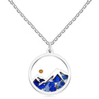 Multi-Gemstone Mustard Seed Mountain Necklace: A Symbol of Faith That Moves Mountains