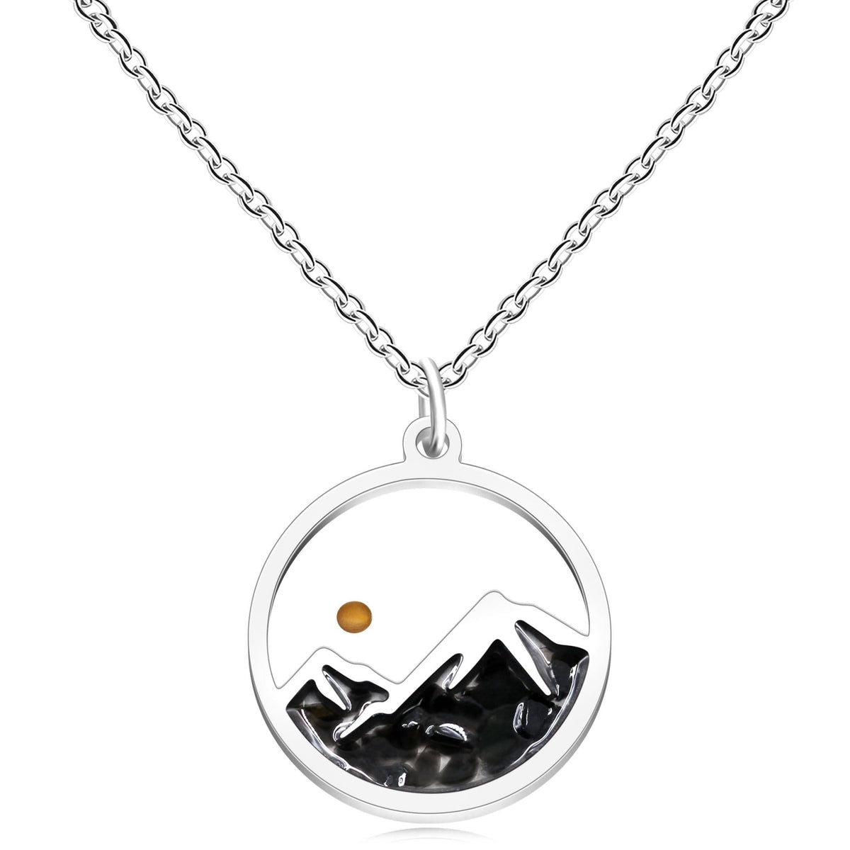 Multi-Gemstone Mustard Seed Mountain Necklace: A Symbol of Faith That Moves Mountains