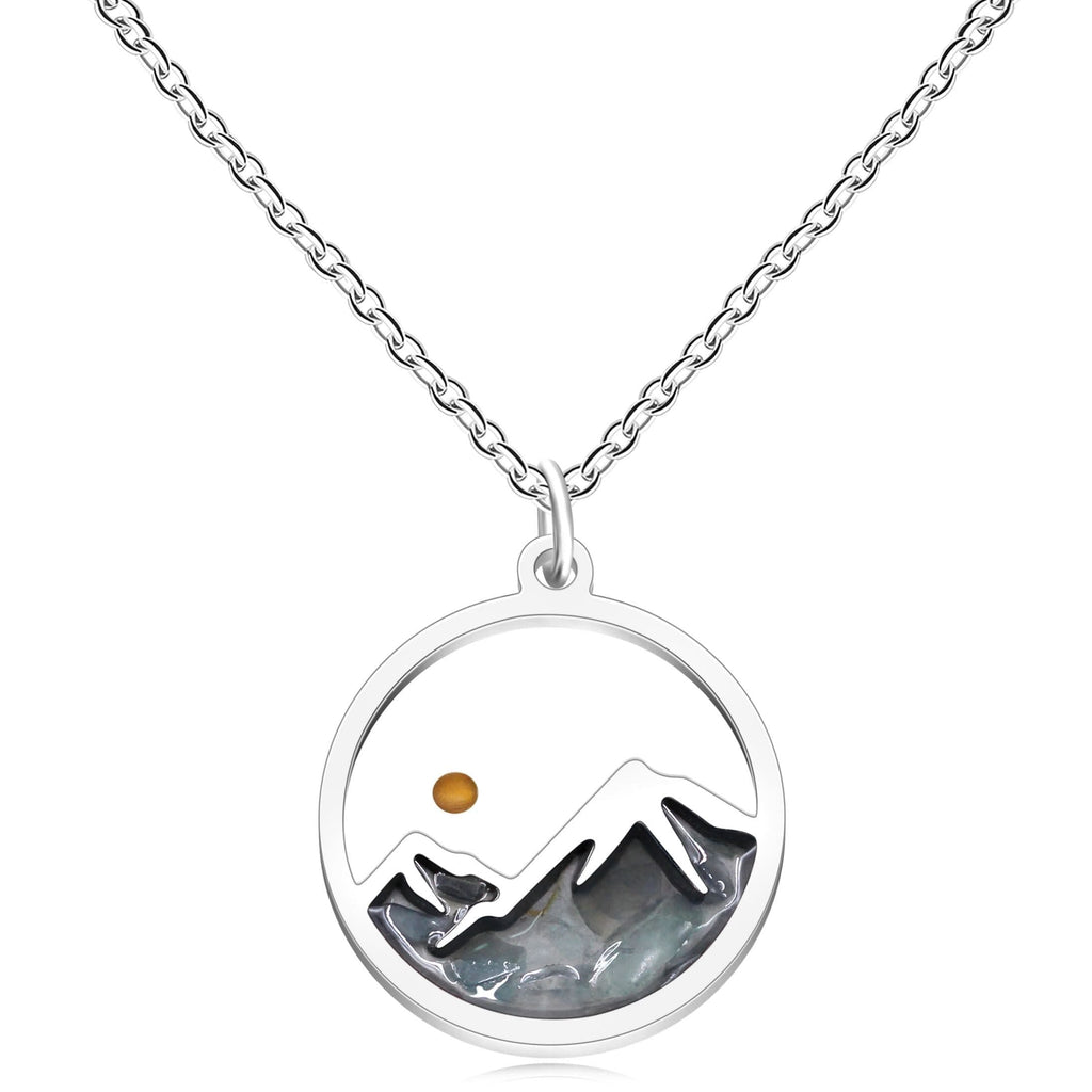 Multi-Gemstone Mustard Seed Mountain Necklace: A Symbol of Faith That Moves Mountains