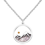 Multi-Gemstone Mustard Seed Mountain Necklace: A Symbol of Faith That Moves Mountains