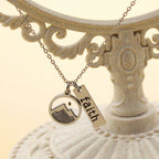 Faith Tag & Mustard Seed Mountain Necklace: A Symbol of Mountain-Moving Belief
