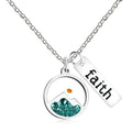 Faith Tag & Mustard Seed Mountain Necklace: A Symbol of Mountain-Moving Belief