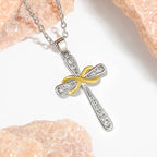 Infinity Cross Zircon Necklace: A Symbol of Christ’s Everlasting Love