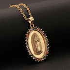 Three-Style Our Lady Zircon Pendant Necklace: A Symbol of Mary’s Maternal Intercession