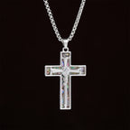 Abalone Shell Inlay Nail Cross Necklace: A Symbol of Christ’s Sacrificial Love