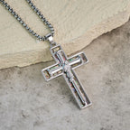 Abalone Shell Inlay Nail Cross Necklace: A Symbol of Christ’s Sacrificial Love