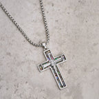 Abalone Shell Inlay Nail Cross Necklace: A Symbol of Christ’s Sacrificial Love
