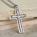 Abalone Shell Inlay Nail Cross Necklace: A Symbol of Christ’s Sacrificial Love