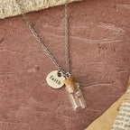 Mustard Seed Bottle Faith Tag Necklace: A Symbol of Small Faith & Great Power